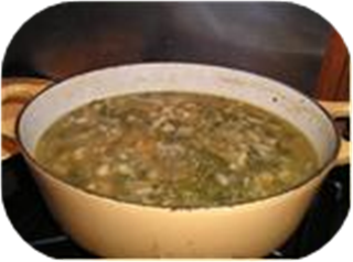 Portuguese Spinach & Chickpea Soup