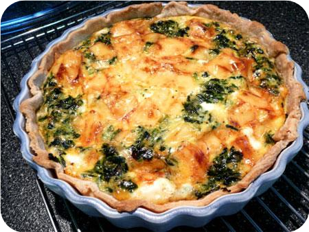 Quick &amp; Easy Spinach Quiche