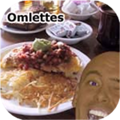 Cheesy Chicken Omelet