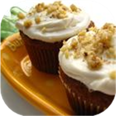 Carrot Cupcakes with White Chocolate Cream Cheese Icing