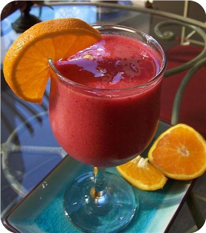 Berry Tart Orange Smoothie
