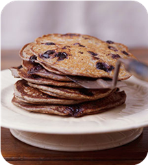 Blueberry Buckwheat Pancakes