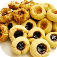 Jam Filled Butter Cookies