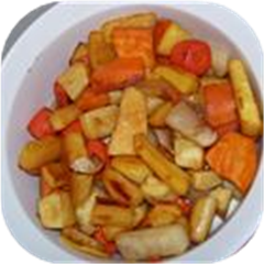 Roasted Root Vegetables With Apple Juice