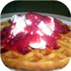 Yeast Raised Christmas Waffles