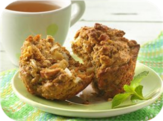 Flaxseed Morning Glory Muffins