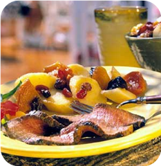 Beef steak in thai marinade 