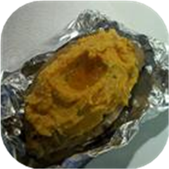 Twice Baked Sweet Potatoes with Ricotta Cheese