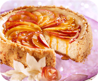 Toffee apple cheesecake 