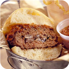 Latino barbecue burgers