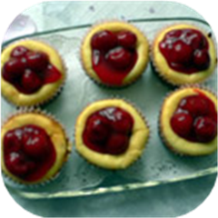 Blanca's Cherry Cheese Tarts