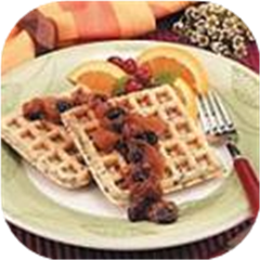 Wild Rice Pecan Waffles