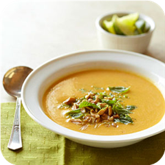 Butternut Squash Soup with Thai Gremolata