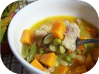 Sweet Potato and Pork Soup