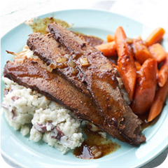 Wine-Braised Beef Brisket