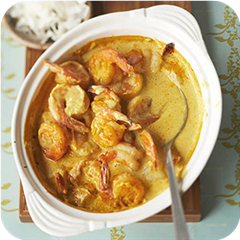 Baked Shrimp Curry