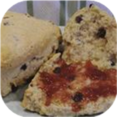 Oatmeal-Currant Scones