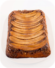 Chocolate-Peanut-Butter-Banana Upside-Down Cake