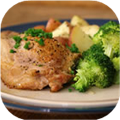 Blue Cheese, Bacon and Chive Stuffed Pork Chops