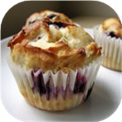 Blueberry Cream Muffins