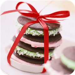 Chocolate-Peppermint Sandwiches 