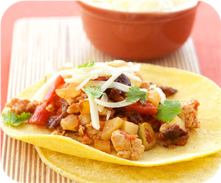 Peruvian-style chicken tacos 