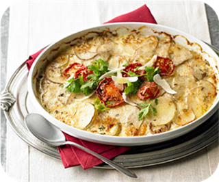 Thyme potatoes au gratin 