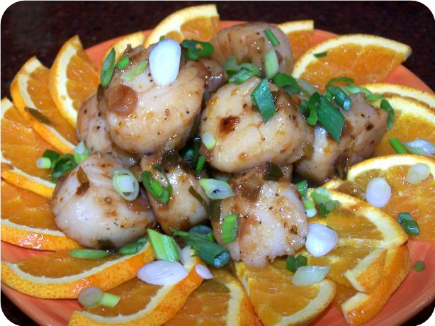 Scallops L'orange