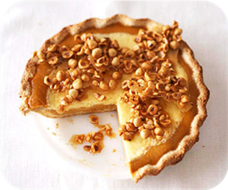 Pumpkin frangelico pie with mascarpone 