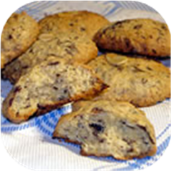 Almond Chocolate Coconut Cookies II
