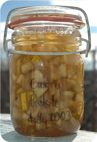 Maxine's Curry Pickle (A Sweet Pickle)