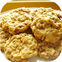 White Chocolate Chip Oatmeal Cookies