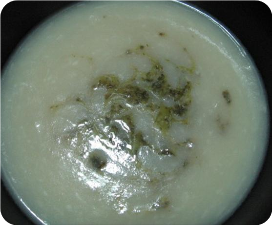 Parmesan Pesto Potato Soup