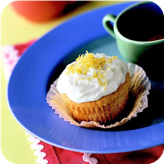Delicious lemon cupcakes 