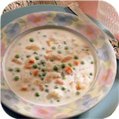 Cream of shrimp soup 
