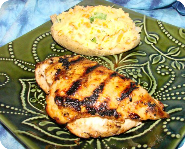 Maple-Glazed Barbecue Chicken