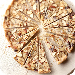 Cranberry-Almond Wedges