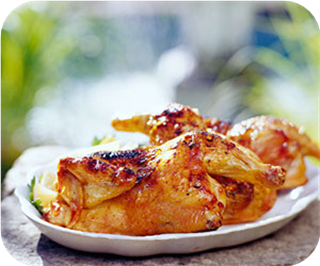 Garlicky grilled chicken 