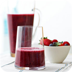 Cherry-berry smoothies 