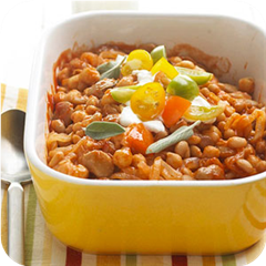 Skillet white beans 