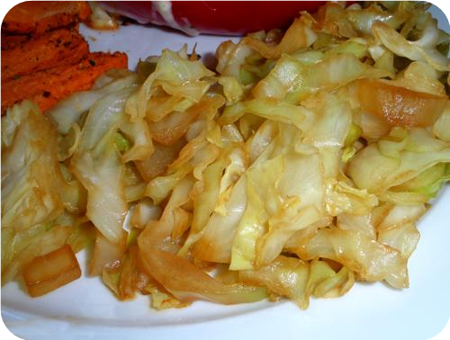 Low Carb Stir-fried Cabbage
