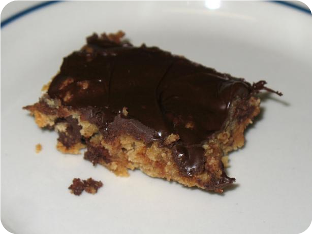 Peanut Butter Bars With Milk Chocolate Frosting