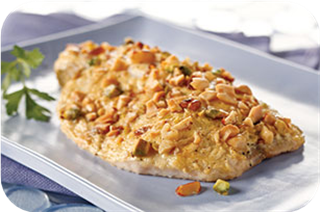 Nut-Crusted Flounder Fillets