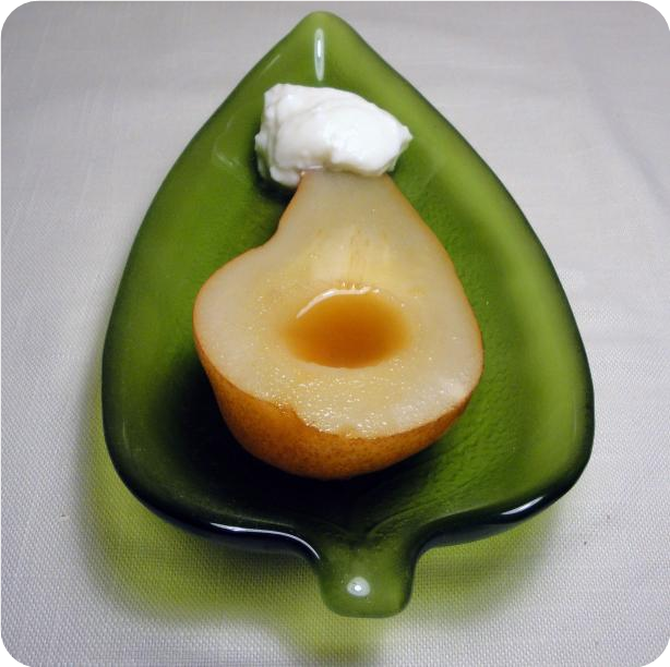 Sherry Baked Pears