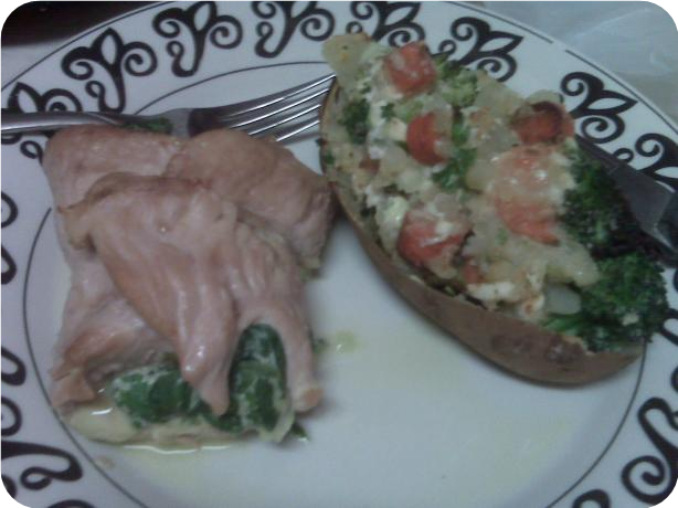 Stuffed Potatoes Weight Watchers Style
