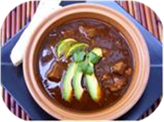 Pork & Hominy in Red Chiles Soup/Stew