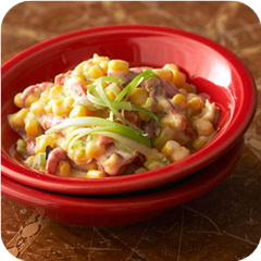 Creamy Corn and Roasted Red Peppers