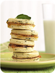 Apricot-sage cookies 
