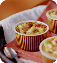 Cinnamon raisin apple indian pudding 