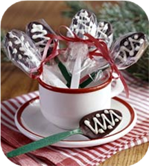 Coffeehouse Chocolate Spoons
